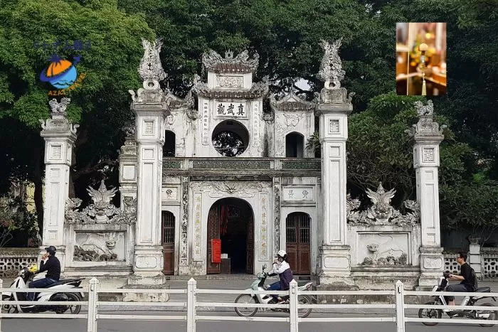 ベトナムの最高の寺院 –５寺院選/最も美しく興味深い寺院朝からバッチャン村観光/お昼は生春巻き含まれ/日本語ガイド付き、ハノイ有名チャンクオック寺観光
